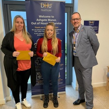 Gemma and Emma's Extraordinary Dedication Recognised with DHU People Excellence Award